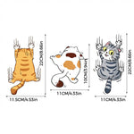 Niedliche Katzen Comic Aufkleber für Autos