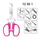 Vielseitige 10-in-1 Multifunktionsschere
