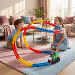 Spielzeug Achterbahn mit Zug