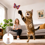 Interaktives Schmetterlingsspielzeug für Katzen – Aktiv und Unterhaltsam