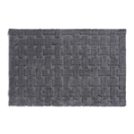 Elegante Badematte, 70x120 cm, Dunkelgrau