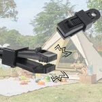 Verstellbarer, robuster Lock-Grip für Planen und Sonnenschutzstoffe