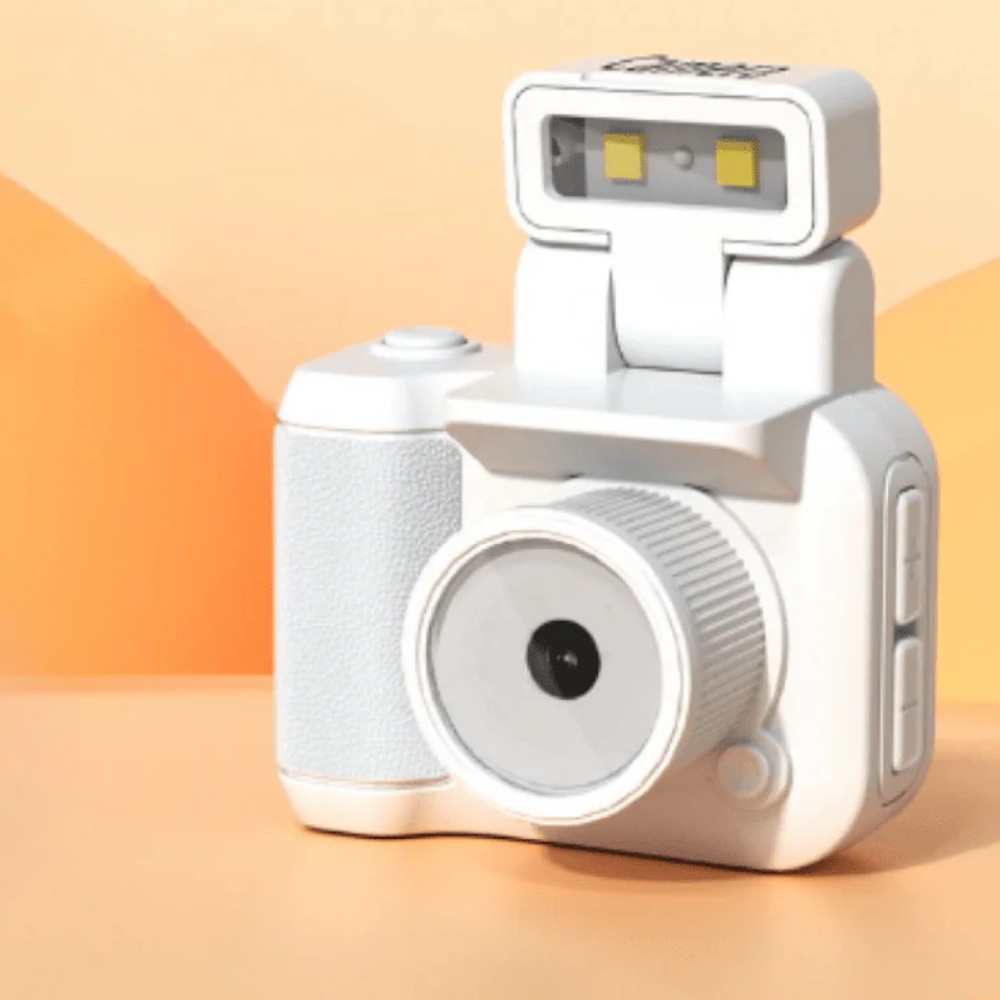 Compact retro-style digital camera with creative filters