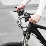 Ergonomic Bicycle Grips Made of Aluminum and Silicone