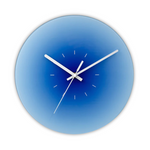 Stilvolle Wanduhr aus Glas – 30 cm Durchmesser