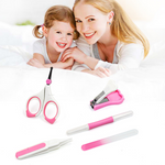 Pflegeset für Babys – Kindersicherer Nagelschneider, Feile und Pinzette