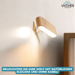 HolzLicht – Kabellose Eleganz für jeden Moment