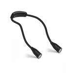 Wiederaufladbare LED Nackenlampe mit 3 Lichtfarben und Dimmfunktion