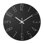 Moderne und geräuschlose Wanduhr für das Wohnzimmer – Elegante Uhr