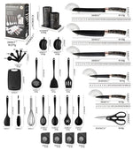Küchenprofi | 29-teiliges Küchen- und Messer-Set
