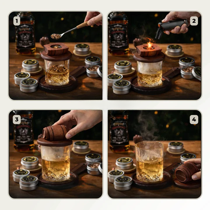 Aromatisierer für Cocktails – Intensiver Rauchgeschmack für Drinks