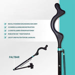 Compact and customizable walking stick for enhanced safety