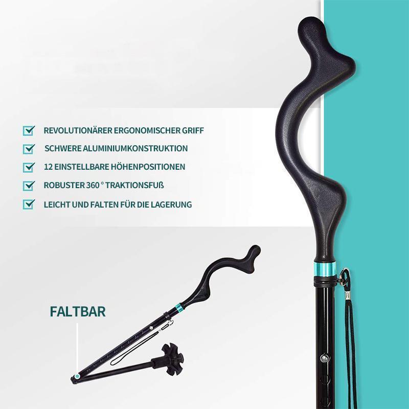 Compact and customizable walking stick for enhanced safety