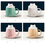 Katzenliebhaber | Kleine Tasse mit Katzenkopf-Design