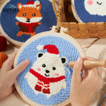 Well-being embroidery kit for festive memories