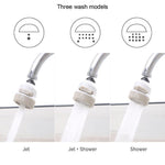 360° drehbarer Wasser sparender Wasserhahn