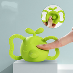 Baby Beißspielzeug aus Silikon im Elefantenmotiv
