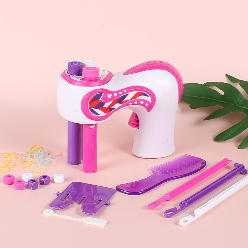Haarflechtgerät für Kinder – DIY Set mit Zubehör und Perlen