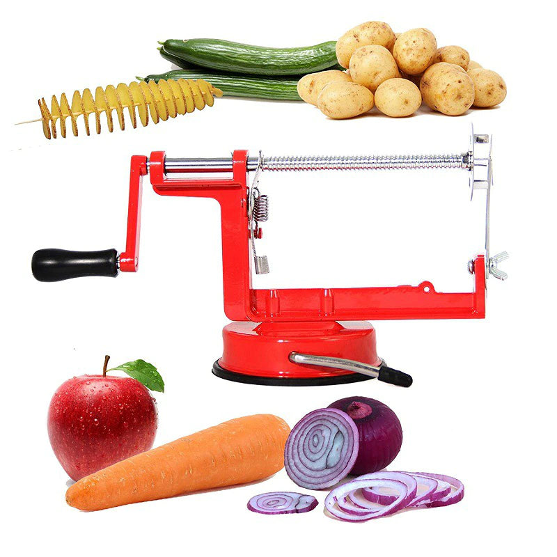 FruchtMeister | 3-in-1 Edelstahl Schälmaschine