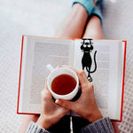 Elegantes Katzen-Lesezeichen für müheloses Lesen