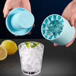 Praktische Silikon-Eiswürfelschale – Perfekte Eiswürfel im Handumdrehen