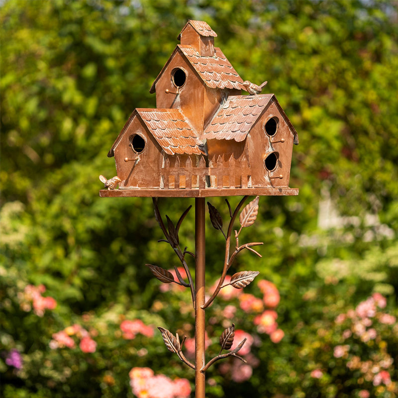 Vogelhaus Gartenstecker