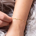 Verstellbares Kreuzarmband für Freundschaft und Glauben – Silber oder Gold – Geschenkbox verfügbar