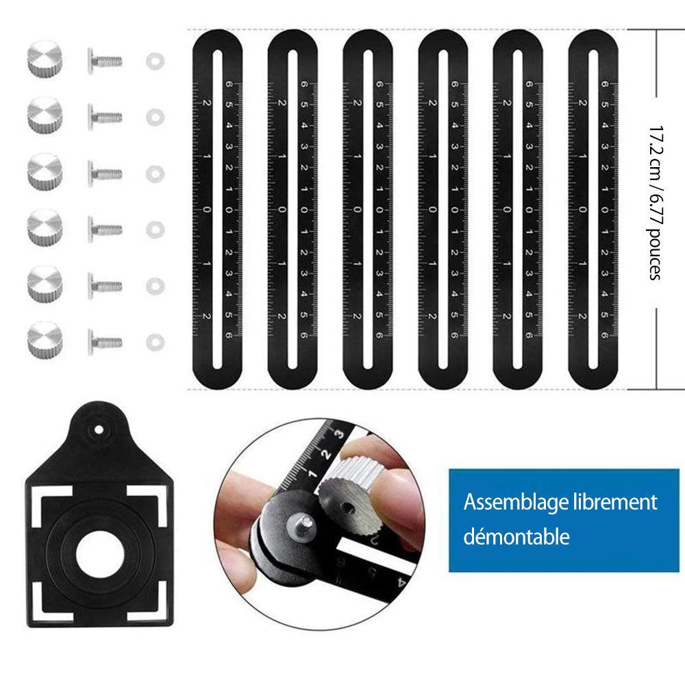 Vielseitiger Messschieber aus Aluminiumlegierung