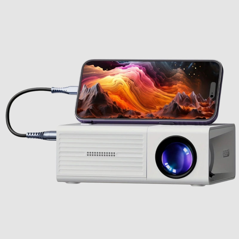 Kompakter Mini-Beamer – 3.000 Lumen, HDMI & USB Anschluss