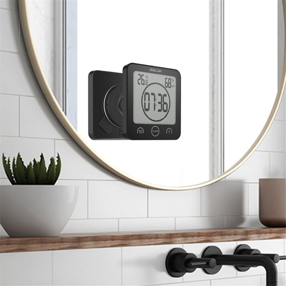 Wasserdichter Digitaler Duschzeitmesser mit Saugnapf - Ideal für Dusch- und Badezeiten