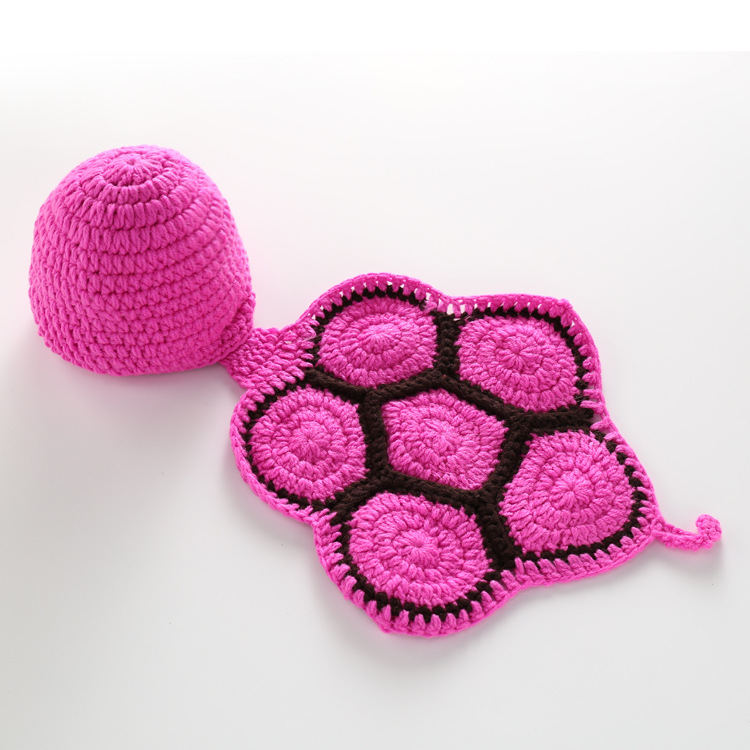 Häkelkostüm Schildkröte für Neugeborene – Baby Fotokleidung