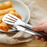 Vielseitige Edelstahl Küchenzange für perfekte Grillergebnisse