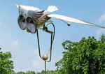 Metall Garten Windspiel mit Erdspieß – Wetterfeste Dekoration