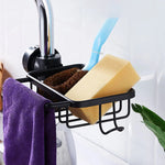 Duschhalterung für Shampoo und Seife – Edelstahl-Aluminium – Silber oder Schwarz – Bohrfrei