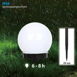 3-piece solar light set for stylish outdoor lighting