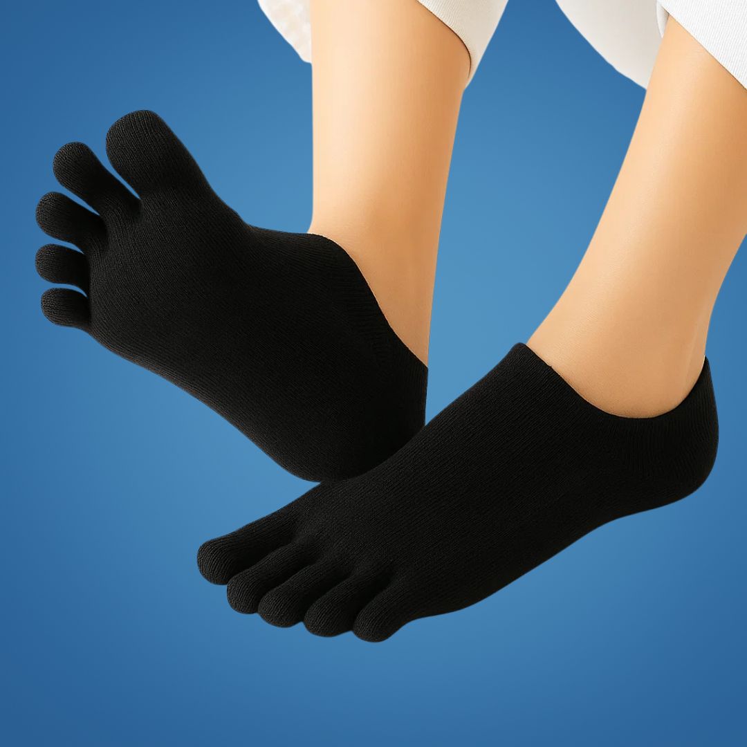 Unsichtbare Zehensocken für Damen – Rutschfeste, atmungsaktive Mesh, niedriger Schnitt, Blasenprävention und ganztägige Frische