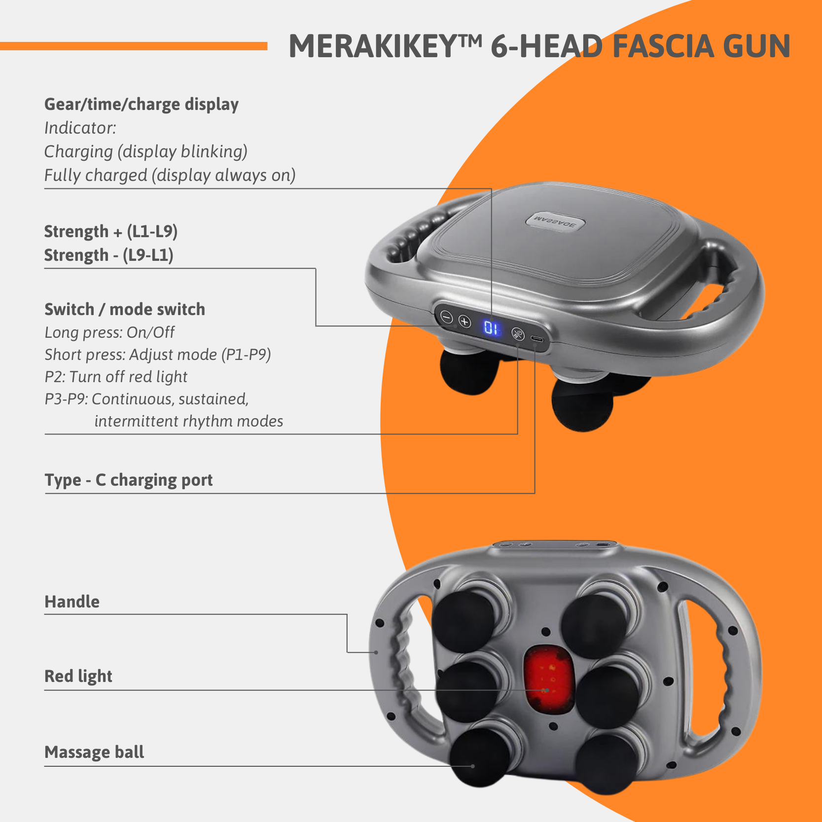 RelaxMax Pro | 6-Head High-Frequency Massager for Relaxation