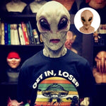 Futuristische Alien-Maske für unvergessliche Halloween-Verkleidungen