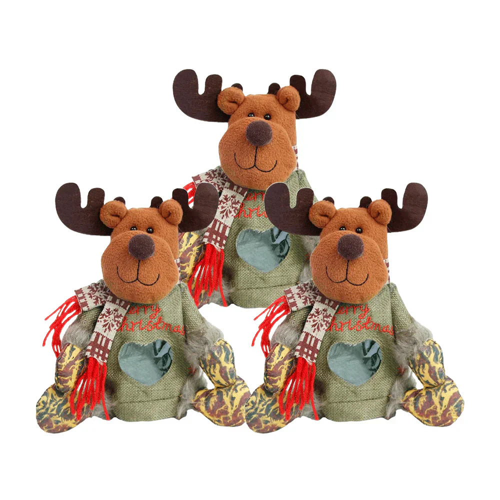 Weihnachtsgeschenkbeutel mit Reißverschlussdesign