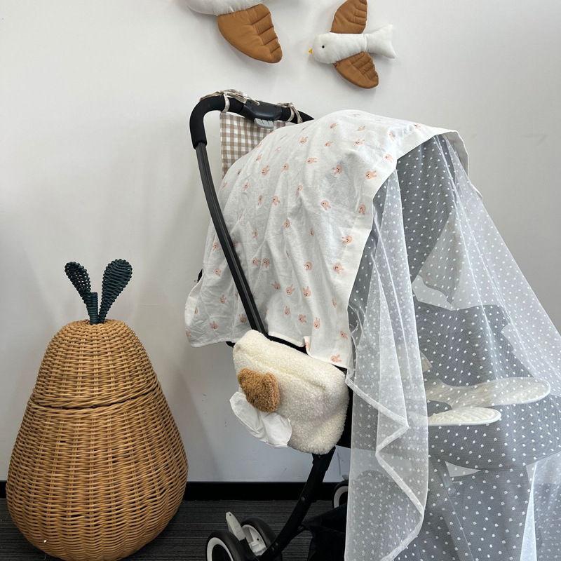 Babys Kinderwagen Schutz mit Musselin- und Moskitonetz