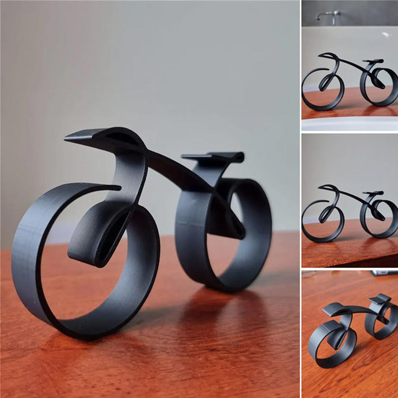 Elegant Metal Bicycle Sculpture for Your Home