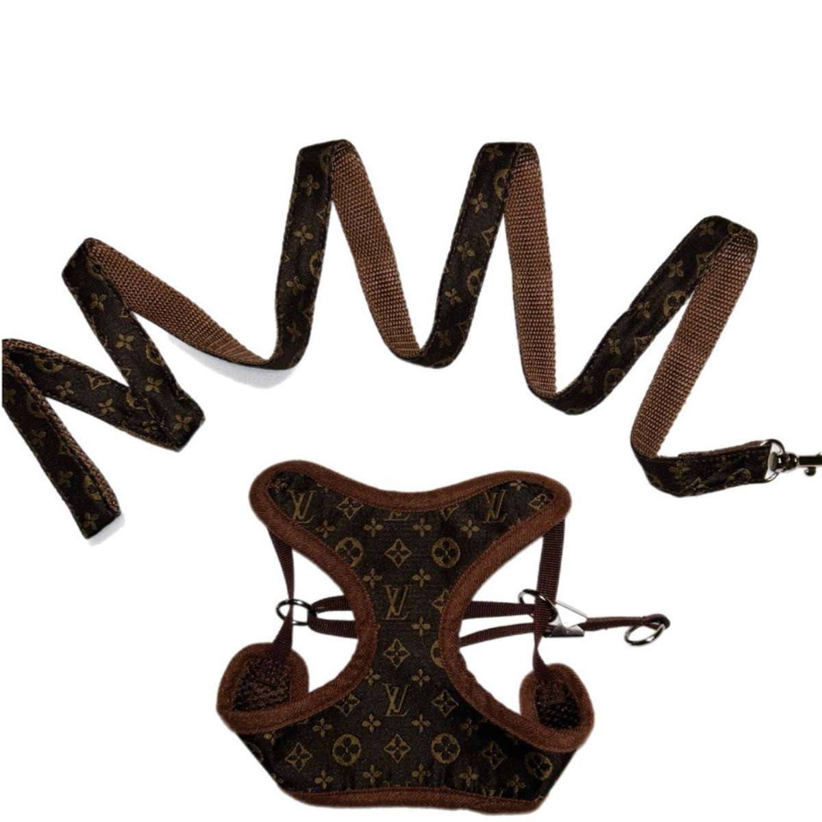 Bequeme Hundegeschirr-Set mit Leine – Weicher Brustring