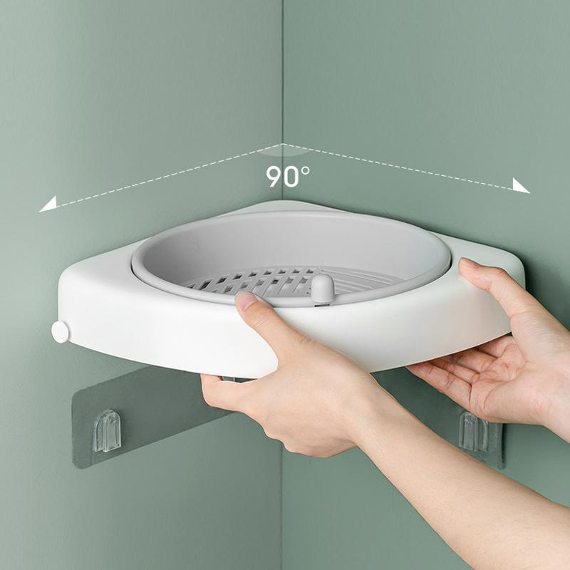 Eckregal mit drehbarem Design für das Badezimmer