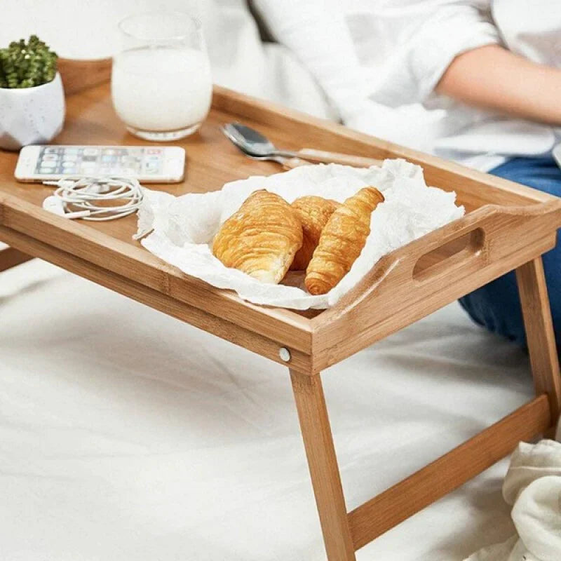 Elegantes Frühstückstablett aus Bambus für jeden Anlass