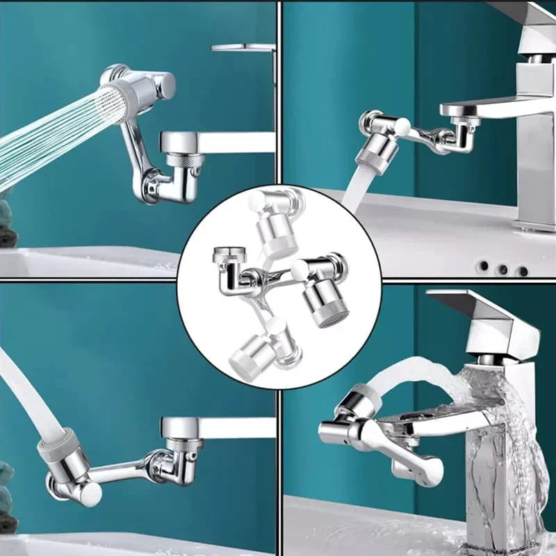 Flexibler Wasserhahn-Aufsatz mit 1080° Drehfunktion