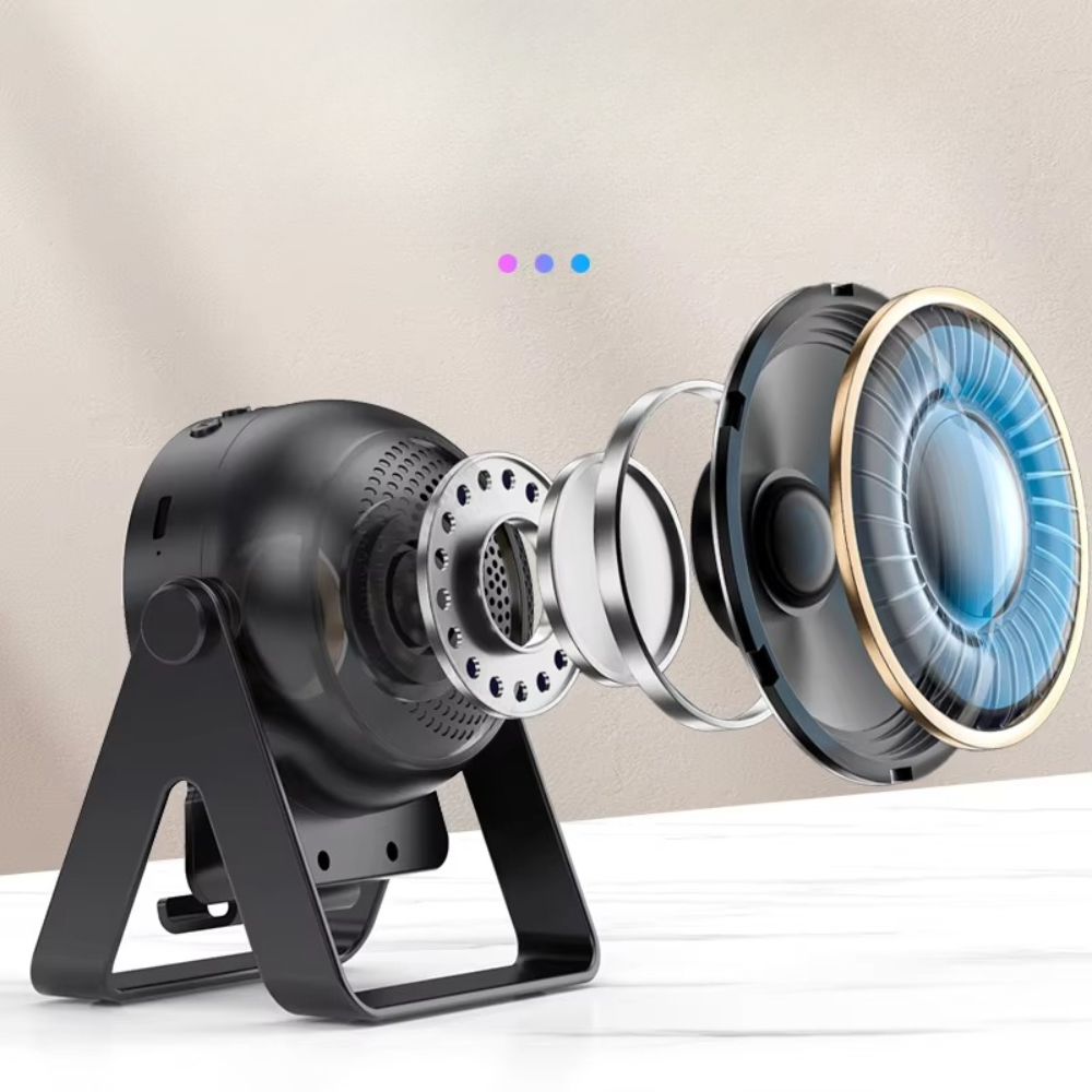 Kabelloser Bluetooth-Lautsprecher mit sanfter Stimmungsbeleuchtung
