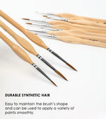 Precision Brush Set for Art Lovers and Professionals