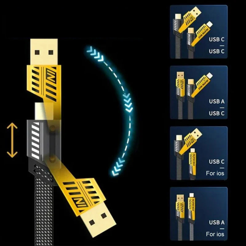 4-in-1 PD 65W Schnelllade-Kabel – Kaufe 2, erhalte 1 kostenlos