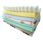 Set mit weichen Wasch- und Spucktüchern aus Baumwolle für Babys