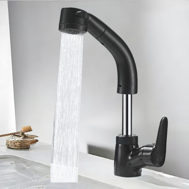Elegant Faucet with Flexible Spout for Your Bathroom